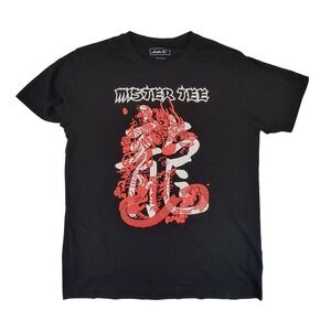 Mister Tee Black‎ Dragon Graphic T Shirt Men's Size XL